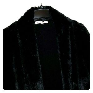 Black Faux Fur Jacket